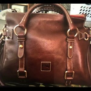 Dooney & Bourke Florentine Mini Satchel in chestnut